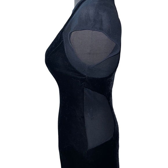 Johnathan Kayne Velvet Gown with cut outs size 10 NWT - Picture 3 of 6